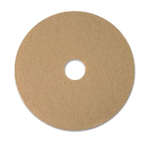 Ultra Champagne 17 in. Round Ultra High-Speed Burnishing Floor Pads