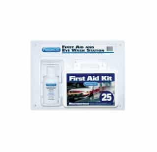 Pac-Kit 25 Person Contractor's First Aid & Eye Flush Stations