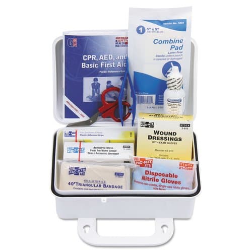 10 Person Plastic Ansi Plus First Aid Kit with Eyewash