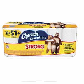 Procter & Gamble Charmin Essentials Strong Bathroom Tissue, 1-Ply