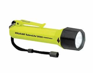 33lm Yellow Super SabreLite Flashlights w/ 3C batteries