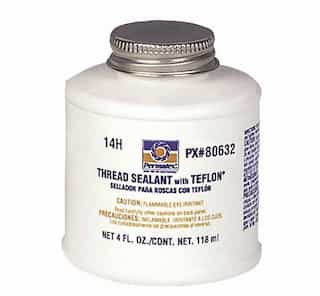 Permatex 4 Ounce White Thread Sealant Can w/ PTFE 