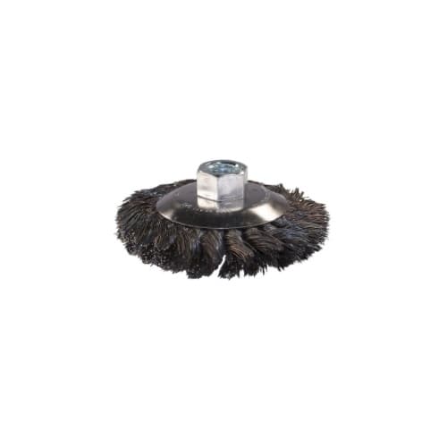 Pferd 4-in Knot Wire Bevel Cup Brush