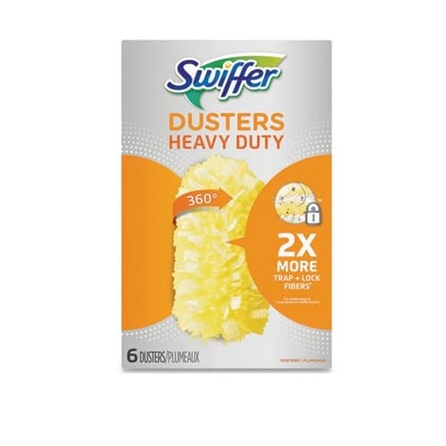 Heavy Duty Duster Refill, Yellow, 6-Pack	