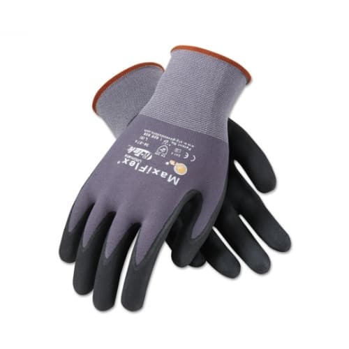 MaxiFlex Ultimate Gloves, Medium, Black & Gray