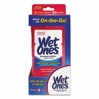 Playtex Wet Ones Big Ones Antibacterial Hand Wipes Travel Pack