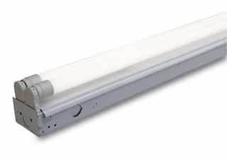 4-ft LED Shop Light for 2 T8 Tubes, Ballast Bypass, G13, 120V-277V, White
