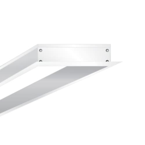 NovaLux 1 x 4' Flange Kit for LED Flat Panel, White