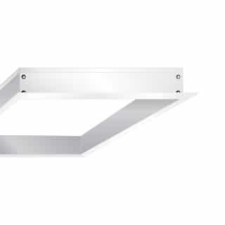 2 x 2' Flange Kit for LED Flat Panel, White