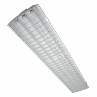 NovaLux 105W 1x4 Louvered LED High Bay, 250W MH Retrofit, 0-10V Dimmable, 11290 lm, 4000K