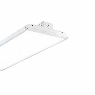 321W 4ft Flat LED High Bay Light w/ Hook & Chain, Dimmable, 4000K, White
