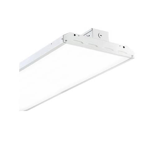 321W 1x4 LED Linear High Bay w/ V-Hook & Chain, 0-10V Dimmable, 41730 lm, 4000K