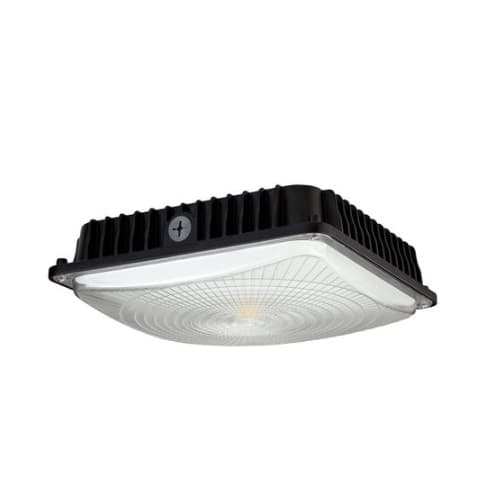 40W LED Canopy Light, 175W MH Retrofit, 0-10V Dimmable, 5200 lm, 5000K, Black