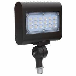 15W Mini LED Flood Light, 1500 lm, 120V-277V, 4000K, Bronze