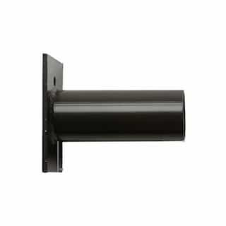 Bronze Flat Pole and Wall Mount for Stealth LED Fixture