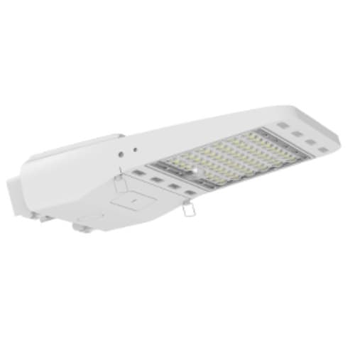 104W LED SlimFit Serie Shoebox Fixture, V2, White