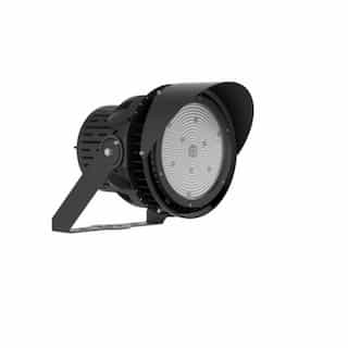 NovaLux 300W Outdoor LED Stadium Light, 240V-480V, 5000K, Black