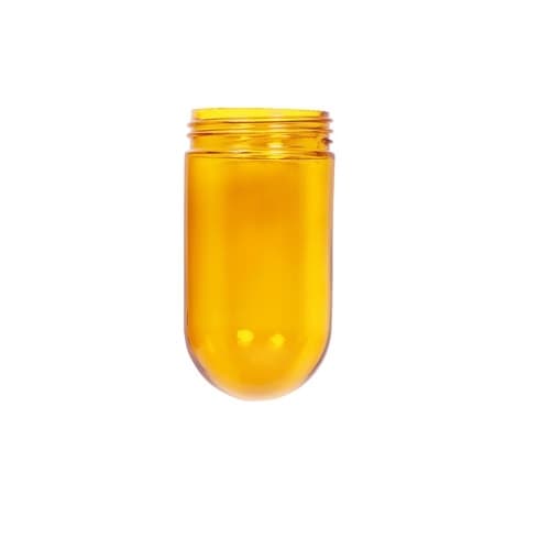 NovaLux Glass Cover for LED Jelly Jar, Yellow