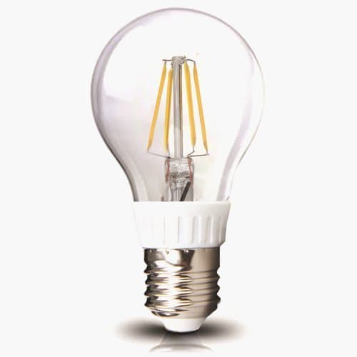 3W A17 Bulb, Dimmable, E26, 200 lm, 85V-265V, 2700K, Clear