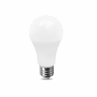 11W LED A19 Bulb, Dimmable, 120V, 2700K, White
