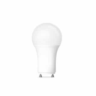 9.5W LED A19 Light Bulb, Dimmable, GU24 Base, 800 lumens, 3000K
