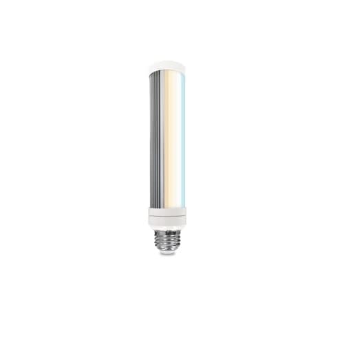 11W LED T10 Bulb, 24W CFL Retrofit, Direct Wire, E26, 1400 lm-1500 lm, Selectable CCT