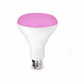 NovaLux 9W LED BR30 Light Bulb for Flood Light Fixtures, Dimmable, 120 Volts, 200 lumens, Pink