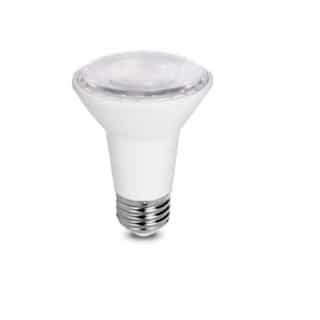 8W PAR20 Light Bulb for Narrow Flood Light, Dimmable, 500 lumens, 5000K