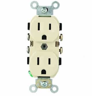 15A tamper resistant (TR) Almond Self Grounded Receptacle