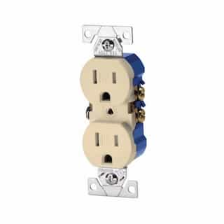 PowerSafe 15A tamper resistant (TR) Ivory Self Grounded Receptacle