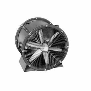 Qmark Heater Direct Drive Cooling Fan, Low-Stand, 18" Fan Blade, 1/4 HP, 115/230V
