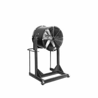 24in Direct Drive Cooling Fan, High Stand, 1 Ph, 1 HP, 7400CFM