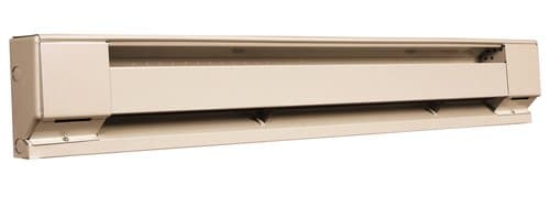 Qmark Heater High-Altitude, 2500W at 208V, 8 Foot Residential Baseboard Heater, Beige