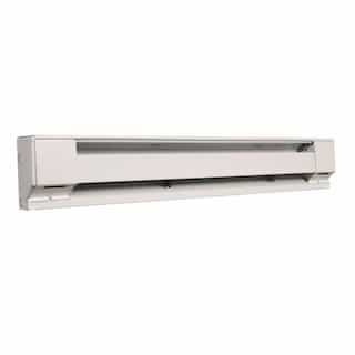 Up to 2500W at 240V, 8 Foot Residential Baseboard Heater, Beige