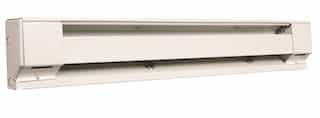 3-ft Residential Baseboard Heater, Up to 750W at 277V, Northern White