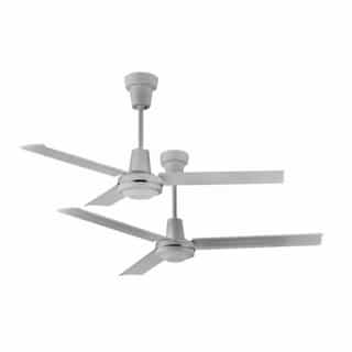 48-in 94.5W Commercial Ceiling Fan w/ Pull Chain, 3 Speed, 3800 Sq Ft, White