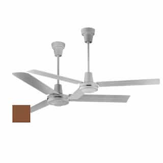 56-in 116.5W Heavy Duty Commercial Ceiling Fan, Up to 3800 Sq Ft, 277V, White