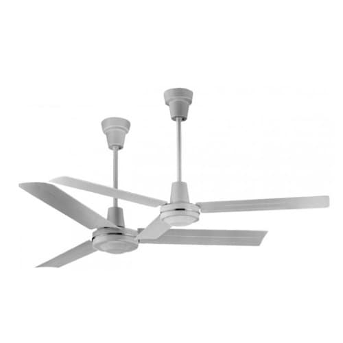 Qmark Heater 56-in 106.5W Heavy Duty Commercial Ceiling Fan, Up to 3800 Sq Ft, 120V, Brown