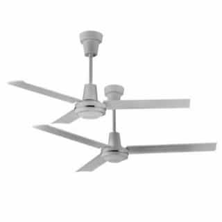 Qmark Heater 60-in 160W Commercial Ceiling Fan, 5000 Sq Ft, 120V, White