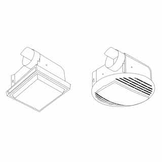 Replacement Mounting Bracket for Qmark Bath Fans