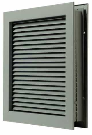 Qmark Heater Aluminum Wall Louver Kit for 3kW and 5kW MSPH Zero Clearance Unit Heater