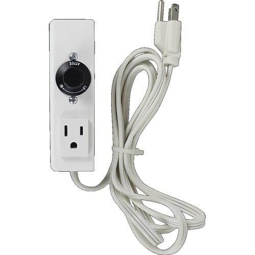 Portable Thermostat Accessory for use with Radiant Plug-In Under Desk Heater