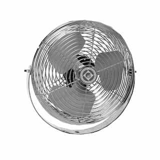 12-in Utility Floor Fan, 1550-2650 CFM, 1.2 Amp, 1/5 HP, 3-Speed