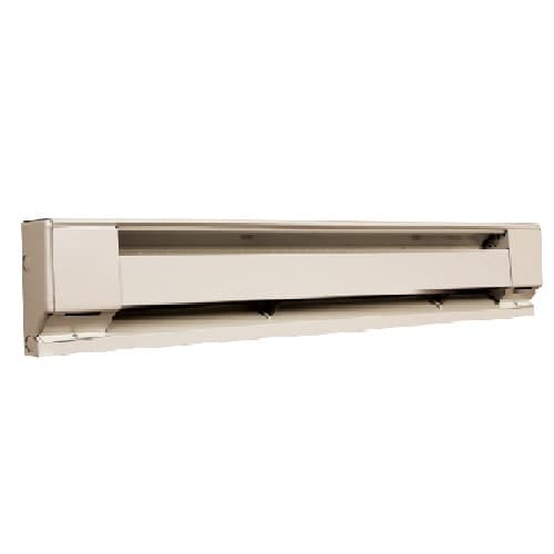 8-ft 2500W Commercial Baseboard Heater, High Alt, 12 A, 208V, White