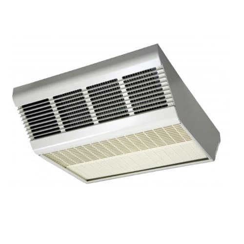 Qmark Heater 2.5kW-5kW Downflow Ceiling Heater, Surface, 300 CFM, 1 Ph, 277V, Navajo White