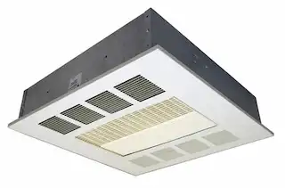 Qmark Heater Recessed Mounted Enclosure for Downflow Ceiling Heater, Northern White