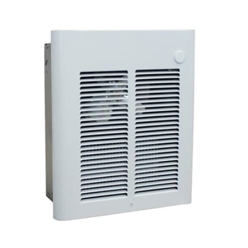 Qmark Heater 750W/1500W Fan-Forced Wall Heater, 120V, White