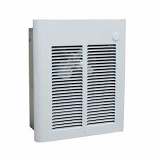 750W/1500W Fan-Forced Wall Heater, 120V, White