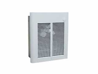 Qmark Heater 1500W Commercial Fan-Forced Wall Heater, 240V/277V White