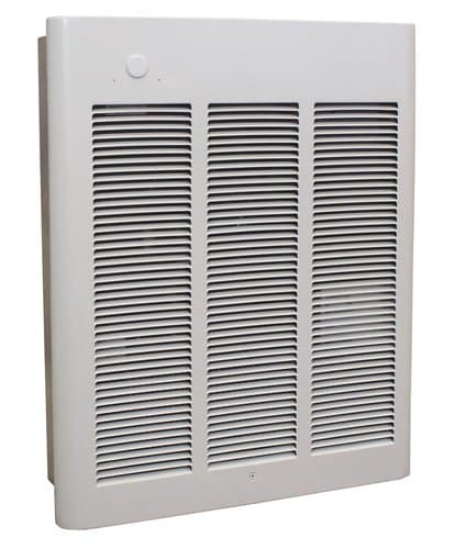 Up to 4000W at 240V Commercial Fan-Forced Wall Heater 1-Phase White